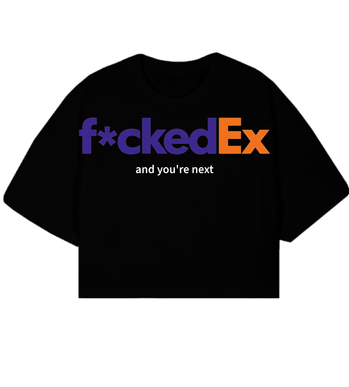FCKED EX Boxy Cropped Tshirt